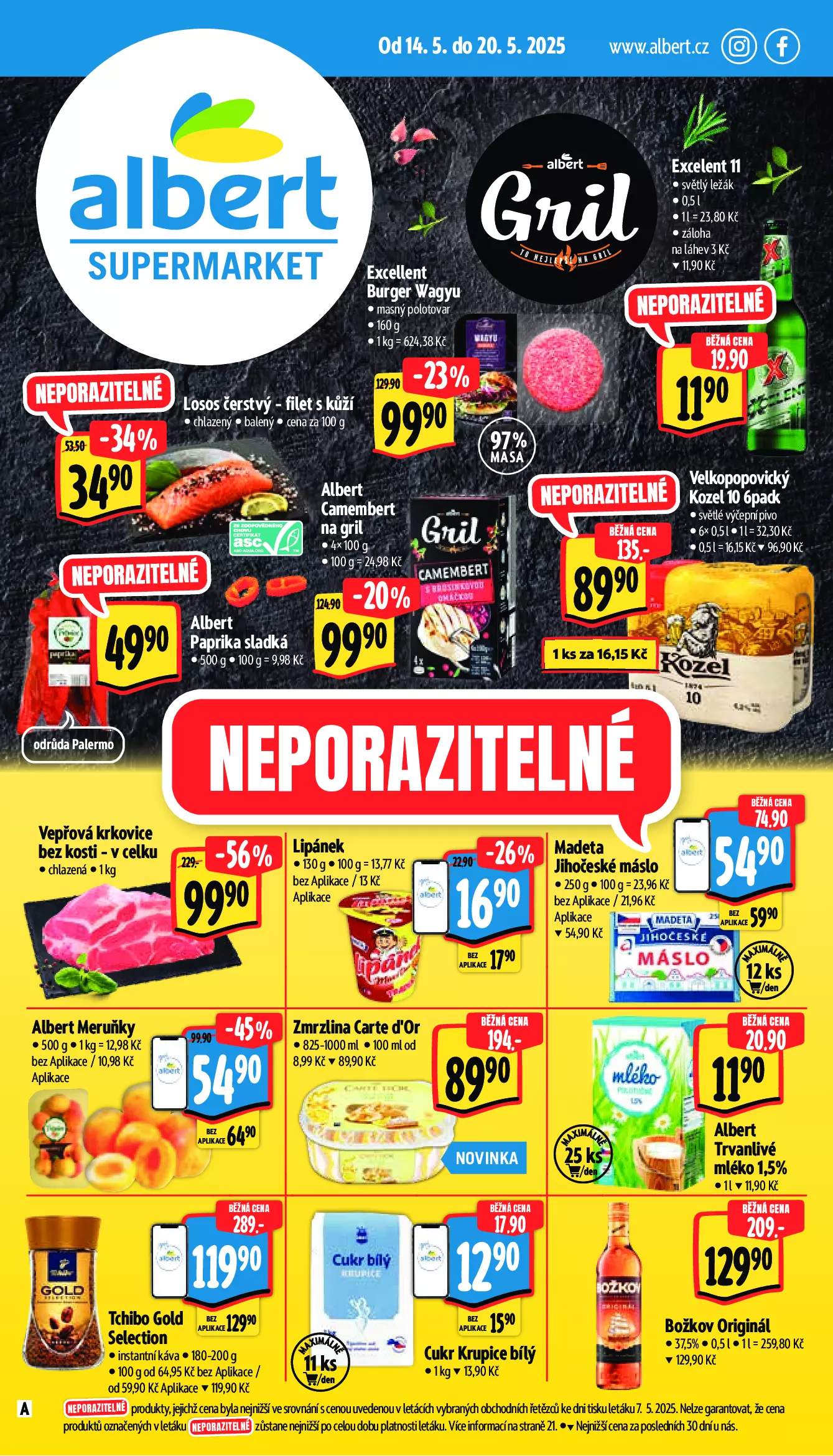 supermarket leták